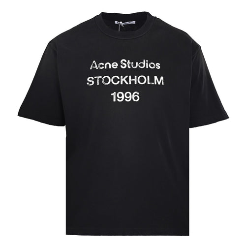 Acne Studios Stockholm 1996 Heather‑Tone Oversized Crew‑Neck T‑Shirt