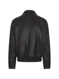 Yves Salomon collared lamb skin jacket