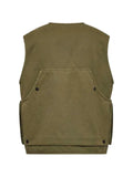 Stone Island 6100007 organic Panama cotton 'old'effect vest