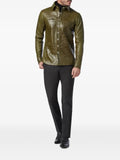 Billionaire nappa shirt jacket in crocodile leather
