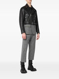 Moschino unstructured nappa-leather biker jacket