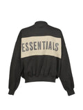 ESSENTIALS cropped panelled sweatshirt