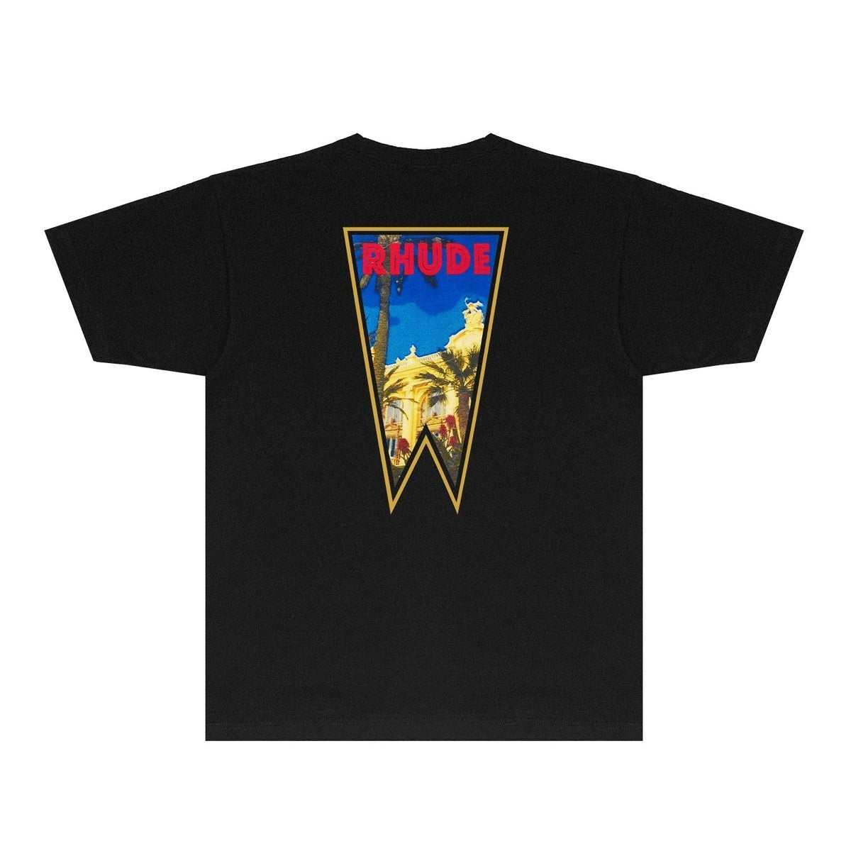 Rhude T-shirts Printed Trendy Pure Cotton