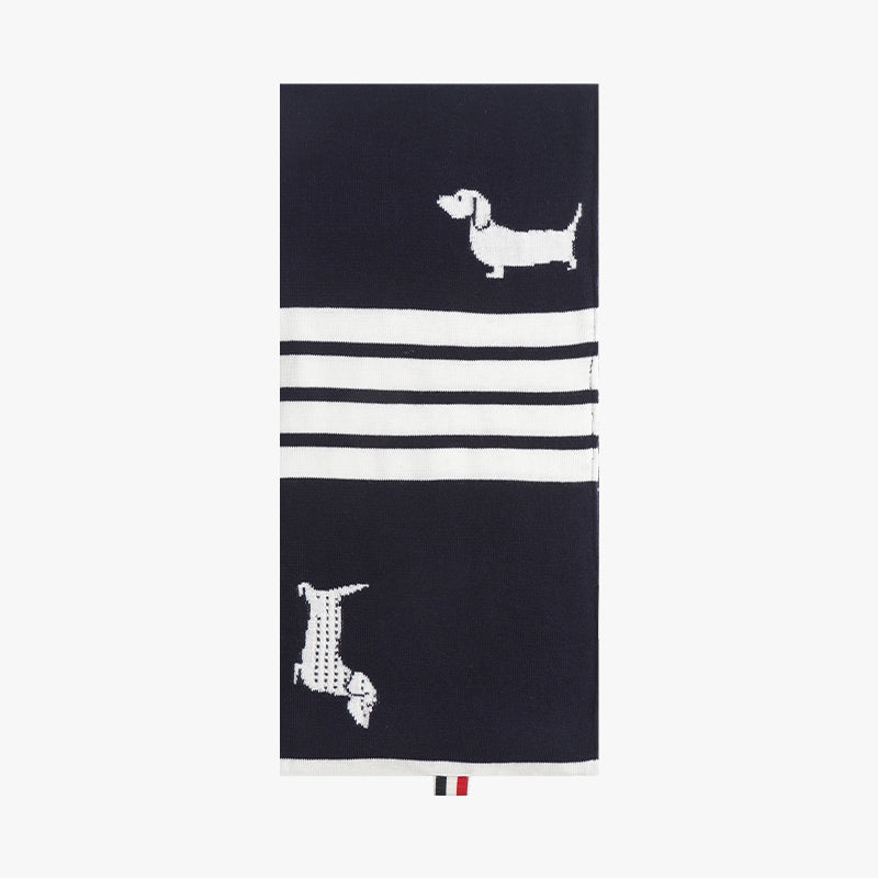Unisex Puppy Wool Scarf