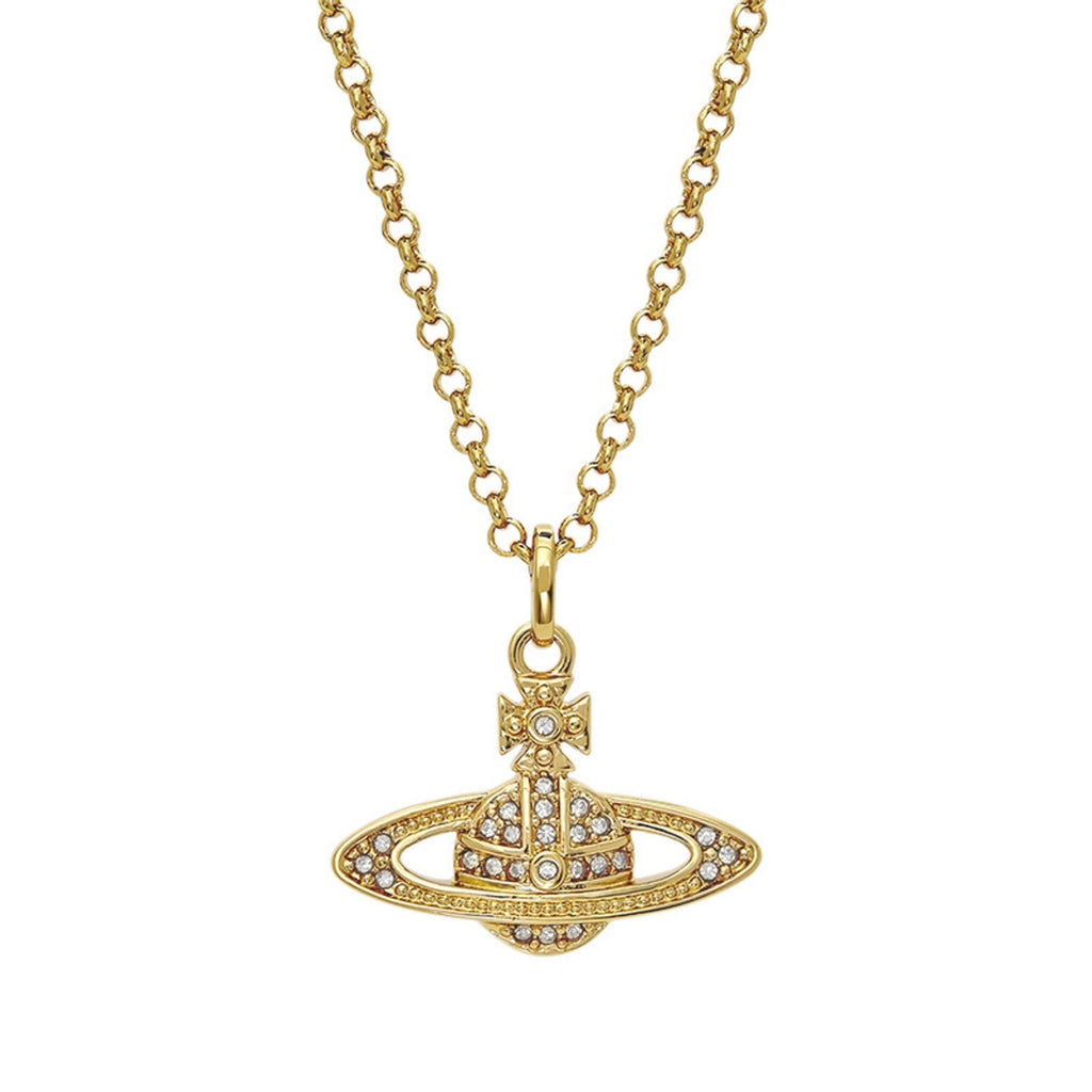 Vivienne Westwood Style Layered Chain Orb Necklace